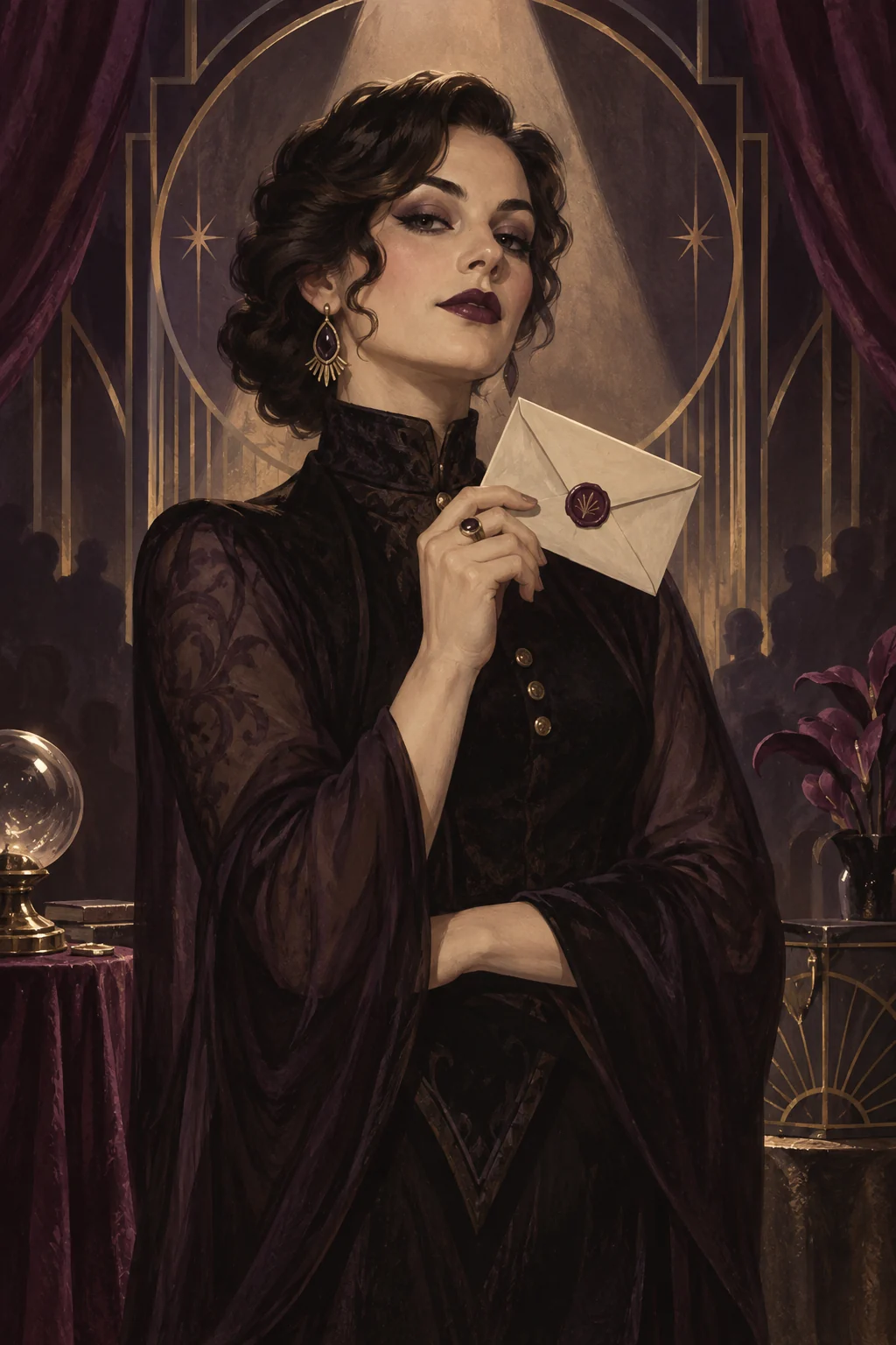 Illustrated fictional character Iris Sable